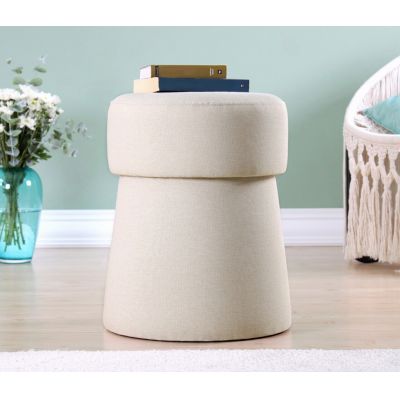 Taburet, Atelier del Sofa, 209FLF1207, Crem