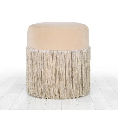 Taburet, Atelier del Sofa, 209FLF1256, Crem