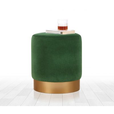 Taburet, Atelier del Sofa, 209FLF1270, Verde inchis