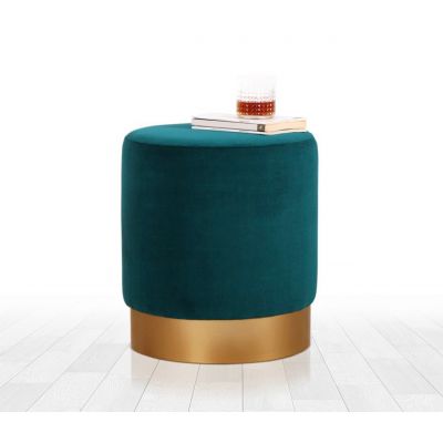 Taburet, Atelier del Sofa, 209FLF1271, Verde inchis