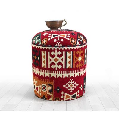 Taburet, Atelier del Sofa, 209FLF1309, Multicolor