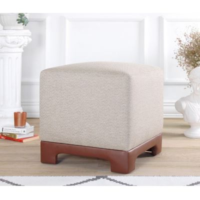 Taburet, Atelier del Sofa, 209FLF1416, 50% bumbac, 50% in, Bej