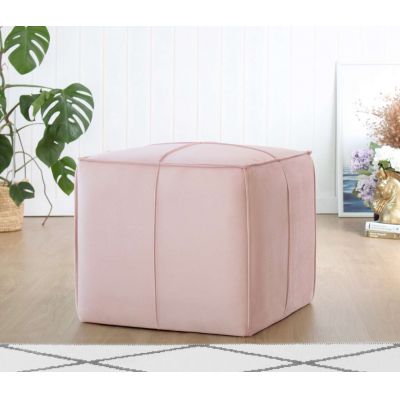 Taburet, Atelier del Sofa, 209FLF1453, Bumbac, Roz pudra