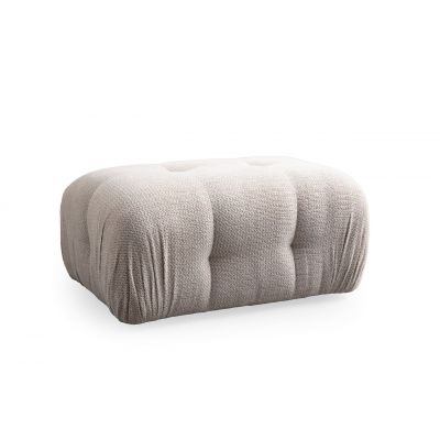 Taburet, Atelier del Sofa, 560ARE2958, Lemn de fag / PAL, Crem