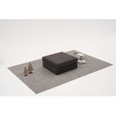 Taburet, Atelier del Sofa, 825BLC5223, Tesatura Chenille, Antracit