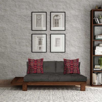 Șezlong, Atelier del Sofa, 135PLT1101, Lemn , Nuc / Antracit