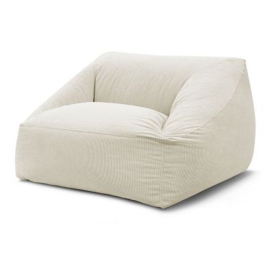 Fotoliu bean bag bej cu tapiÈu009Berie din catifea reiatÄLilibet âu0080Bobochic Paris