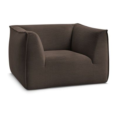 Fotoliu maro cu tapiÈu009Berie din catifea reiatÄGiorgia âu0080Bobochic Paris