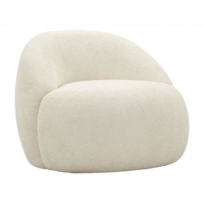 Fotoliu, Mauro Ferretti, Ginevra, 81x78x64 cm, poliester, alb