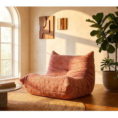 Fotoliu, Mauro Ferretti, Mask, 103x100x80 cm, ambalat vidat, poliester/burete, roz