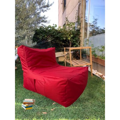 Fotoliu puf Bean Bag, Atelier del Sofa, 535PFT1200, Poliester, Rosu