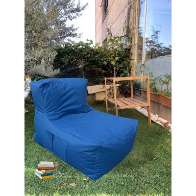 Fotoliu puf Bean Bag, Atelier del Sofa, 535PFT1201, Poliester, Albastru