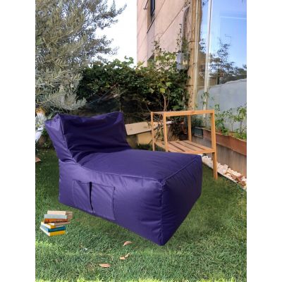 Fotoliu puf Bean Bag, Atelier del Sofa, 535PFT1202, Poliester, Mov