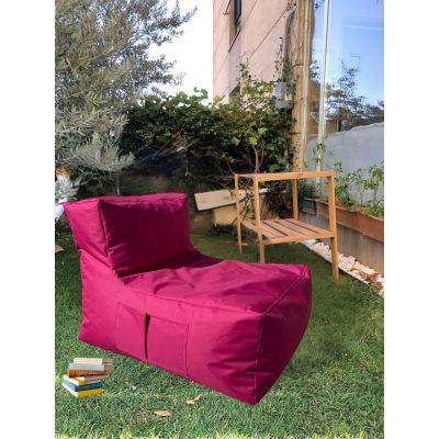 Fotoliu puf Bean Bag, Atelier del Sofa, 535PFT1203, Poliester, Roz