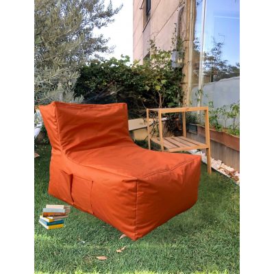 Fotoliu puf Bean Bag, Atelier del Sofa, 535PFT1206, Poliester, Portocaliu