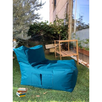 Fotoliu puf Bean Bag, Atelier del Sofa, 535PFT1207, Poliester, Turcoaz