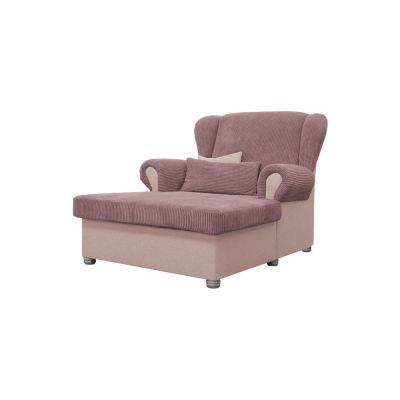 Fotoliu roz cu tapiÈerie din catifea reiatÄLord âRopez