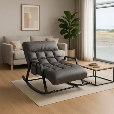 Scaun Balansoar Reglabil Timebox, Buzunar Lateral, Gri - Default Title