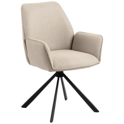 Scaun Cu Brațe din textil, bej