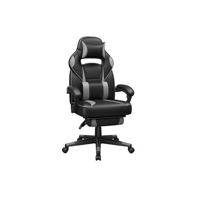 Scaun de birou, Songmics, 150Kg, 135 grade, Negru / Gri, 70 x 68 x 115 cm