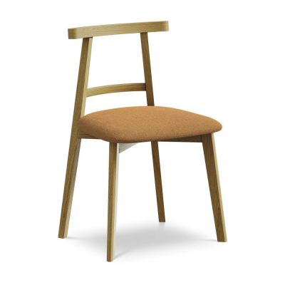 Scaun de dining teracotÄdin lemn masiv Ohelo âu0080Makamii