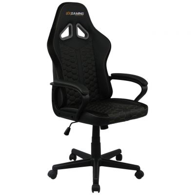 Scaun De Gaming, imitație piele, negru