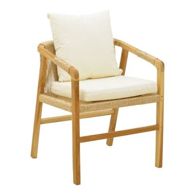 Scaun de gradina, Cuerda, Natural, 55x60x80 cm