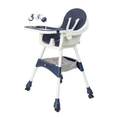 Scaun de Masa Copii, Maxim 50 kg, 5-72 Luni, Albastru