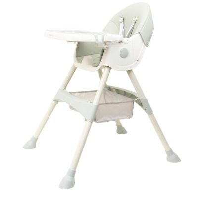 Scaun de Masa Copii, Maxim 50 kg, Pliabil, cu Balansoar, 5-72 Luni, Vernil