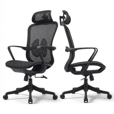 Scaun ergonomic Timebox, 135°, Inaltime Reglabila, Negru - Default Title