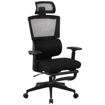 Scaun Rotativ, plasă tensionată, negru