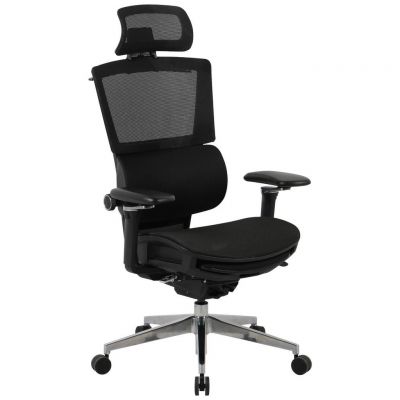 Scaun Rotativ, plasă tensionată, negru