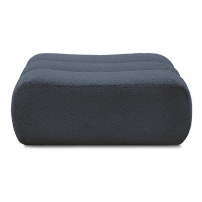 Taburet albastru Ã®nchis cu tapiÈu009Berie din Èu009BesÄu0083turÄbouclÃ© Azra âu0080Bobochic Paris