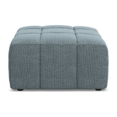 Taburet albastru cu tapiÈu009Berie din Èu009BesÄu0083turÄbouclÃ© Aloha âu0080Makamii