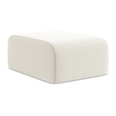 Taburet bej cu tapiÈu009Berie din catifea Lani âu0080Makamii