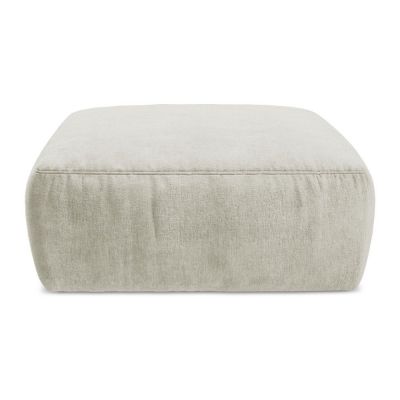 Taburet bej cu tapiÈu009Berie din chenille Kuki âu0080Makamii