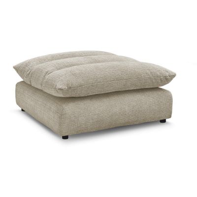 Taburet bej cu tapiÈu009Berie din chenille Neil âu0080Bobochic Paris