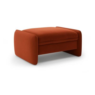 Taburet cÄu0083rÄu0083miziu cu tapiÈu009Berie din catifea Georgia âu0080Micadoni