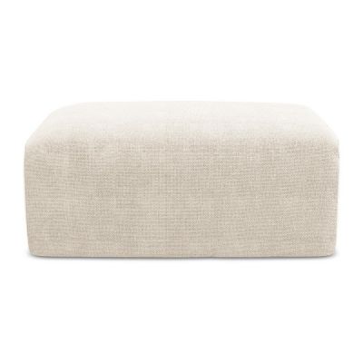 Taburet crem cu tapiÈu009Berie din chenille Kona âu0080Makamii