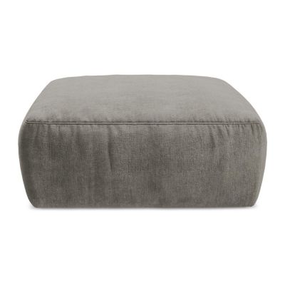 Taburet gri cu tapiÈu009Berie din chenille Kuki âu0080Makamii