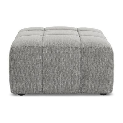 Taburet gri cu tapiÈu009Berie din Èu009BesÄu0083turÄbouclÃ© Aloha âu0080Makamii