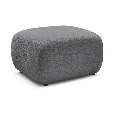 Taburet gri cu tapiÈu009Berie din Èu009BesÄu0083turÄbouclÃ© Montaigne âu0080Bobochic Paris