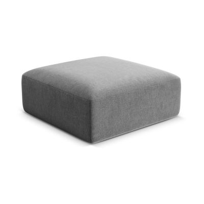 Taburet gri deschis cu tapiÈu009Berie din catifea Campi âu0080Cosmopolitan Design