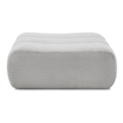 Taburet gri deschis cu tapiÈu009Berie din Èu009BesÄu0083turÄbouclÃ© Azra âu0080Bobochic Paris