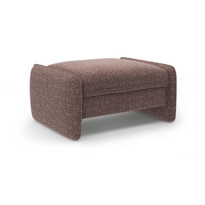 Taburet maro cu tapiÈu009Berie din chenille Georgia âu0080Micadoni