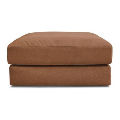 Taburet portocaliu cu tapiÈu009Berie din catifea Sierra âu0080Bobochic Paris