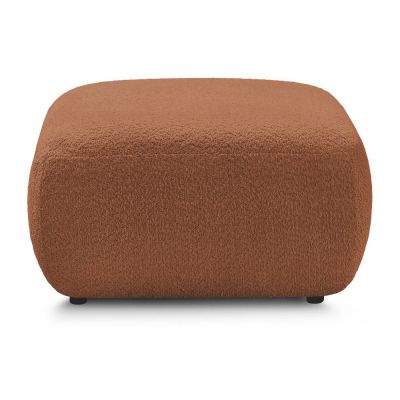 Taburet portocaliu cu tapiÈu009Berie din Èu009BesÄu0083turÄbouclÃ© Montaigne âu0080Bobochic Paris