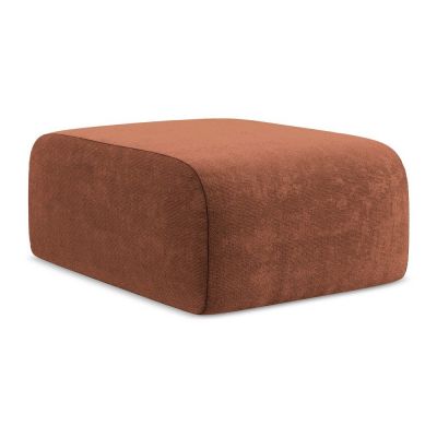 Taburet teracotÄcu tapiÈerie din chenille Lani âMakamii