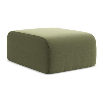 Taburet verde cu tapiÈu009Berie din catifea Lani âu0080Makamii