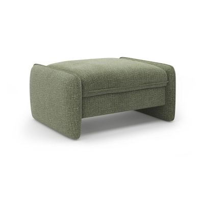 Taburet verde cu tapiÈu009Berie din chenille Georgia âu0080Micadoni